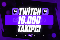 ⭐[KALİTE] 10.000 Twitch Takipçi