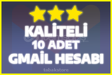 ⭐ KALİTE ⭐ 10x GMAİL HESABI ⚡