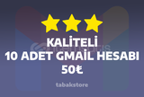 ⭐ KALİTE ⭐ 10X GMAİL HESABI ⚡