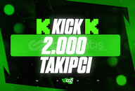 ⭐[KALİTE] 2000 Kick Takipçi