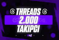 ⭐[KALİTE] Threads 2000 Takipçi