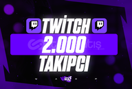 ⭐[KALİTE] 2000 Twitch Takipçi