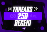 ⭐[KALİTE] 250 Threads Beğeni