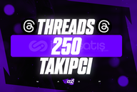 ⭐[KALİTE] Threads 250 Takipçi