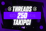 ⭐[KALİTE] 250 Threads Takipçi