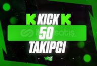 ⭐[KALİTE] 50 Kick Takipçi