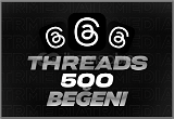 ⭐️[KALİTE] 500 BEĞENİ | THREADS