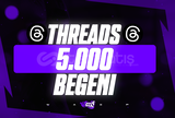 ⭐[KALİTE] 5000 Threads Beğeni