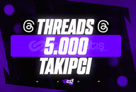 ⭐[KALİTE] Threads 5000 Takipçi