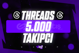 ⭐[KALİTE] 5000 Threads Takipçi