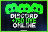 ⭐[Kalite] 750 Discord 7/24 Aktif Resimli Üye