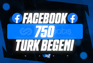 ⭐[KALİTE] Face 750 Gönderi/Video Türk Beğeni