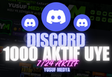 [KALİTE] Discord 1000 7/24 Aktif Üye