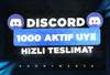 ⭐️[KALİTE] Discord 1000 Aktif Üye RESİMLİ