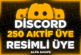 ⭐️[KALİTE] Discord 250 Aktif Üye RESİMLİ