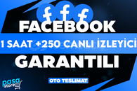 ⭐[KALİTE] FACEBOOK +250 CANLI YAYIN İZLENME ⭐