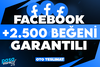 ⭐[KALİTE] FACEBOOK +2.500 BEĞENİ GARANTİLİ⭐