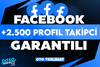 ⭐[KALİTE] FACEBOOK +2.500 P.TAKİPCİ GARANTİLİ⭐