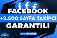 ⭐[KALİTE] FACEBOOK +2.500 S.TAKİPCİ GARANTİLİ⭐
