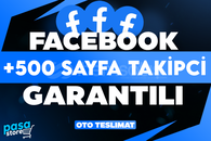 ⭐[KALİTE] FACEBOOK +500 SAYFA TAKİPCİ GARANTİLİ⭐