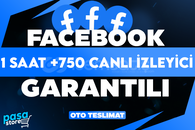 ⭐[KALİTE] FACEBOOK +750 CANLI YAYIN İZLENME ⭐