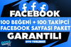 ⭐[KALİTE] FACEBOOK SAYFA PAKET 1 GARANTİLİ⭐