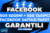 ⭐[KALİTE] FACEBOOK SAYFA PAKET 3 GARANTİLİ⭐