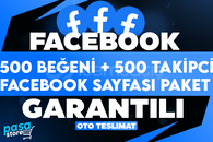 ⭐[KALİTE] FACEBOOK SAYFA PAKET 3 GARANTİLİ⭐