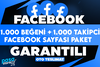 ⭐[KALİTE] FACEBOOK SAYFA PAKET 5 GARANTİLİ⭐