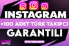 ⭐[KALİTE] INSTAGRAM +100 ADET TÜRK TAKİPÇİ⭐