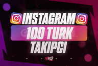 ⭐[KALİTE] Instagram 100 Türk Takipçi