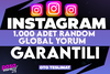 ⭐[KALİTE] INSTAGRAM +1.000 GLOBAL RANDOM YORUM⭐