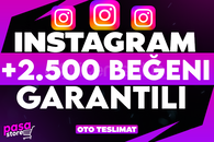 ⭐[KALİTE] INSTAGRAM +2.500 BEĞENİ⭐