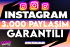 ⭐[KALİTE] INSTAGRAM +3.000 PAYLAŞIM⭐