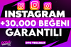 ⭐[KALİTE] INSTAGRAM +30.000 BEĞENİ⭐