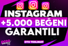 ⭐[KALİTE] INSTAGRAM +5000 BEĞENİ⭐