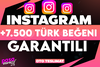 ⭐[KALİTE] INSTAGRAM +7.500 TÜRK BEĞENİ⭐