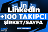 ⭐[KALİTE] LİNKEDIN +100 ADET ŞİRKET/SAYFA TAKİPC