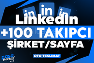 ⭐[KALİTE] LİNKEDIN +100 ADET ŞİRKET/SAYFA TAKİPC