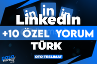 ⭐[KALİTE] LİNKEDIN +10 ÖZEL TÜRK YORUM⭐
