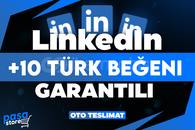 ⭐[KALİTE] LİNKEDIN +10 TÜRK BEĞENİ GARANTİLİ⭐