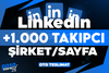 ⭐[KALİTE] LİNKEDIN 1000 ADET ŞİRKET/SAYFA TAKİPC