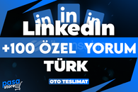⭐[KALİTE] LİNKEDIN +100 ÖZEL TÜRK YORUM⭐