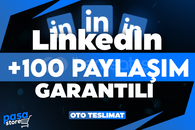 ⭐[KALİTE] LİNKEDIN +100 PAYLAŞIM GARANTİLİ⭐