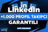 ⭐[KALİTE] LİNKEDIN +1.000 ADET PROFİL TAKİPÇİ⭐