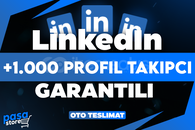 ⭐[KALİTE] LİNKEDIN +1.000 ADET PROFİL TAKİPÇİ⭐