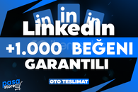 ⭐[KALİTE] LİNKEDIN +1.000 BEĞENİ GARANTİLİ⭐