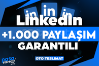 ⭐[KALİTE] LİNKEDIN +1.000 PAYLAŞIM GARANTİLİ⭐