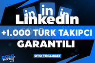 ⭐[KALİTE] LİNKEDIN +1.000 TÜRK TAKİPÇİ⭐