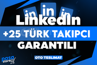 ⭐[KALİTE] LİNKEDIN +25 TÜRK TAKİPÇİ⭐